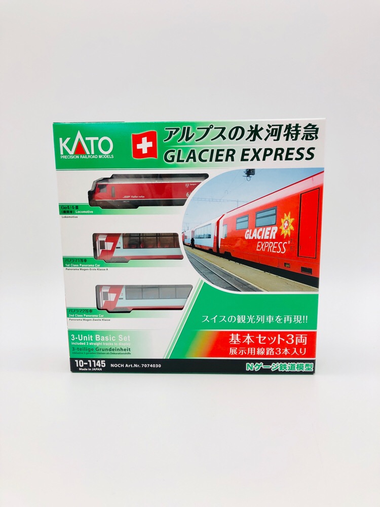 KATO N Gauge Alps Glacier Express Basic 3-Car Set Model Train