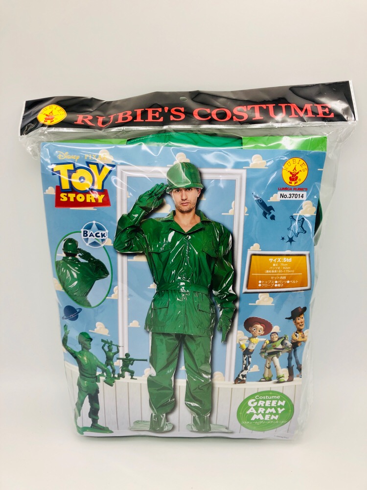 Disney Toy Story Green Army Men's costume 165cm-175cm RUBIE'S JAPAN ...